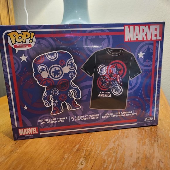 Marvel Captain America (Civil War Art Series) Target Exclusive Funko Pop Bundle - Picture 3 of 9